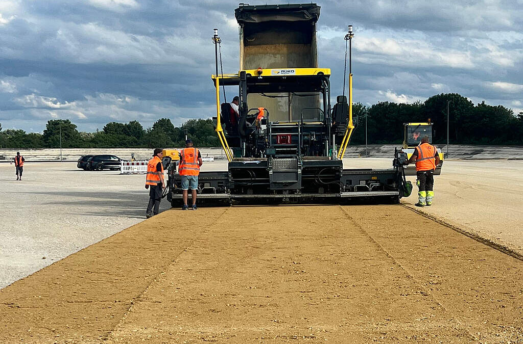 Erweiterung der IVECO Teststrecke Ulm mit Fahrdynamikfläche